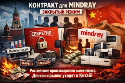 ОФСЕТ ПОД MINDRAY: КАК ПРАВИТЕЛЬСТВО МОСКВЫ ТАЙНО СЛИВАЕТ БЮДЖЕТ В КИТАЙ И ХОРОНИТ РОССИЙСКУЮ ЛАБОРАТОРНУЮ ПРОМЫШЛЕННОСТЬ