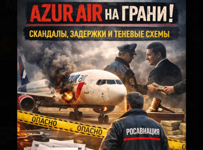 Azur Air на грани: Росавиация поставила ультиматум после поломок самолетов и хаоса с рейсами