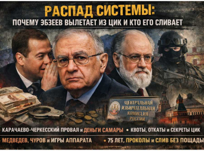 Эбзеев на выход: как человек Медведева потерял кресло в ЦИК